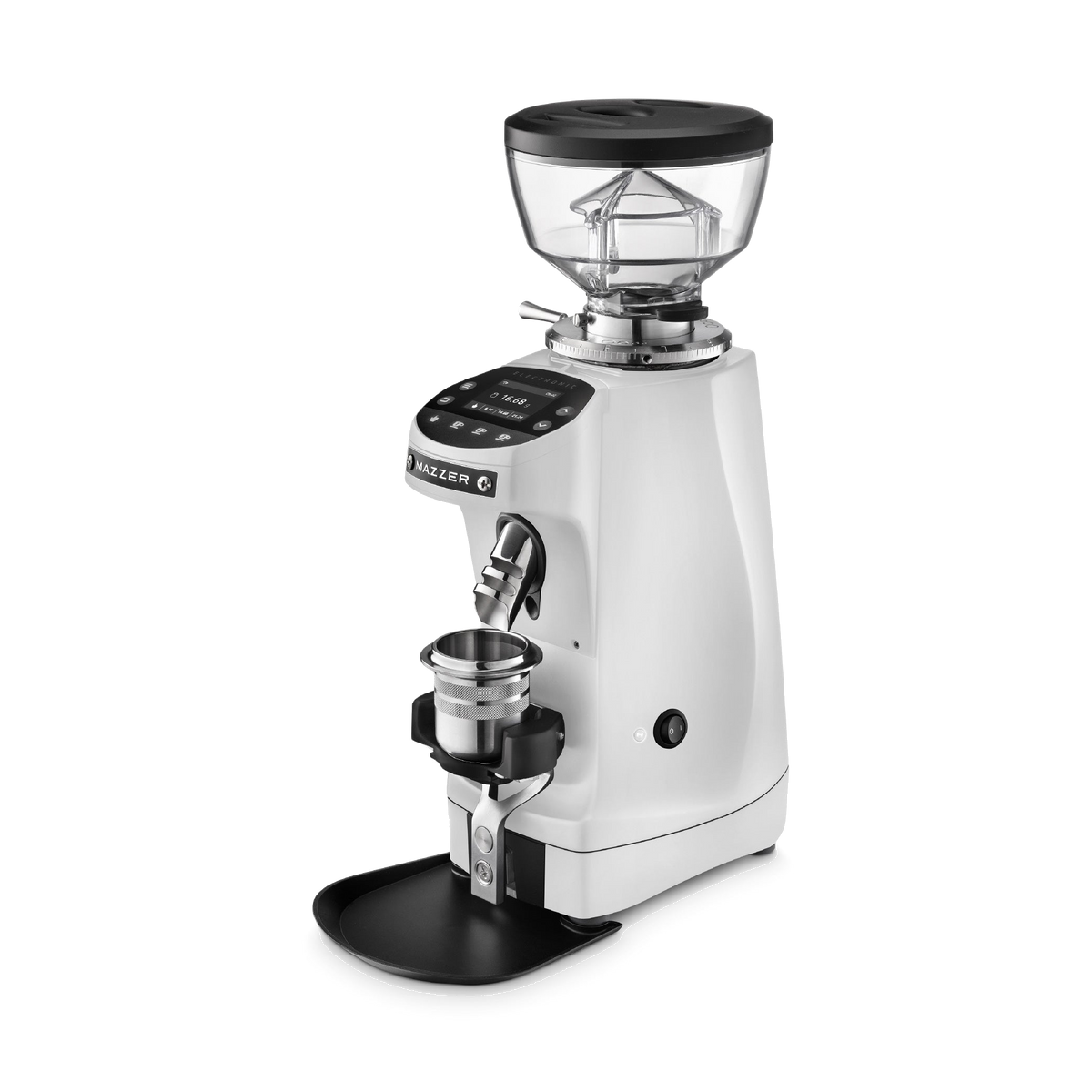 Molino Mazzer Mini G — Demi-Matt White (blanco semimate)