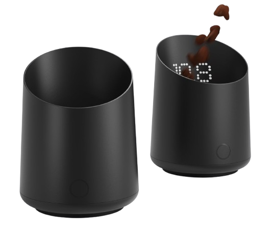 Subminimal Subscale: Vaso Dosificador Digital para Café