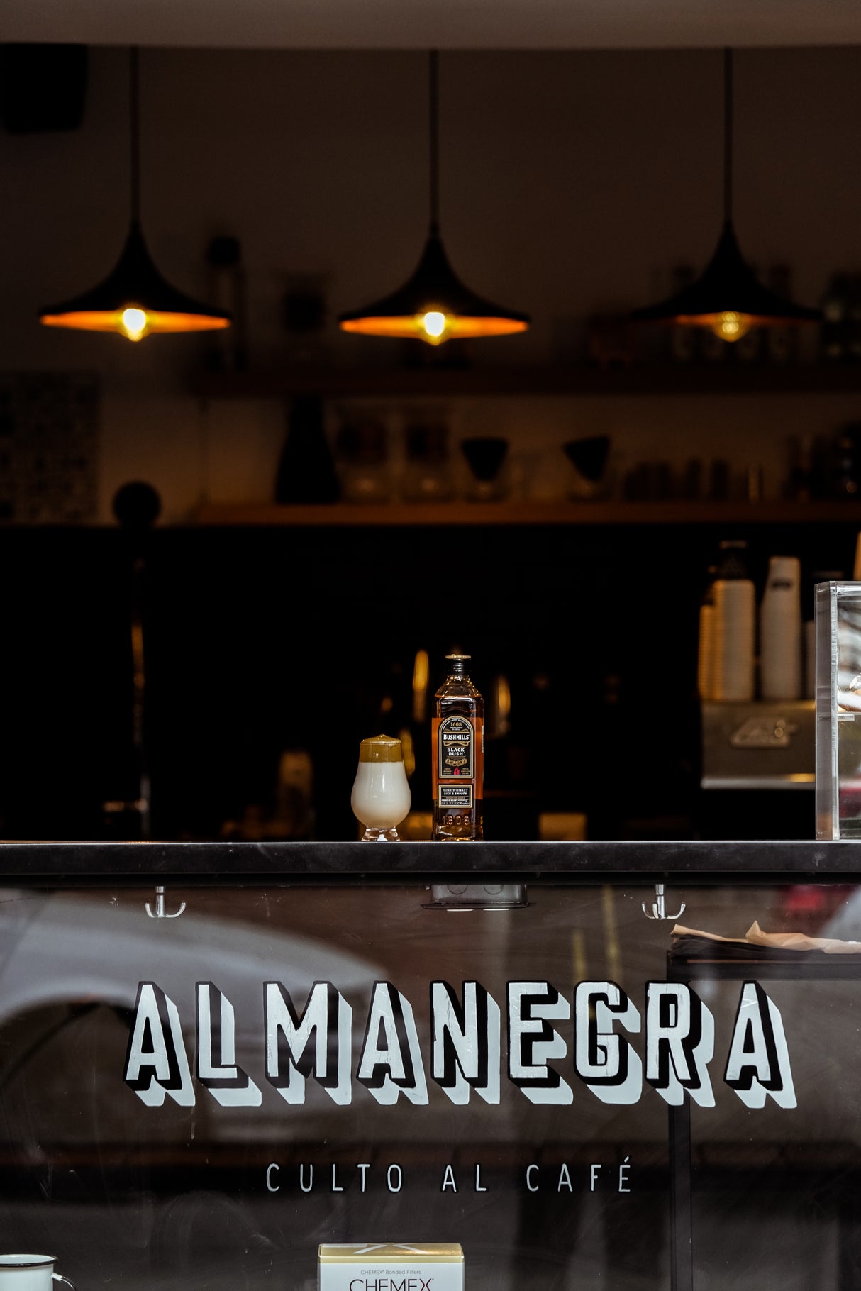 Almanegra/Bushmills Inverted Irish Dalgona Coffee