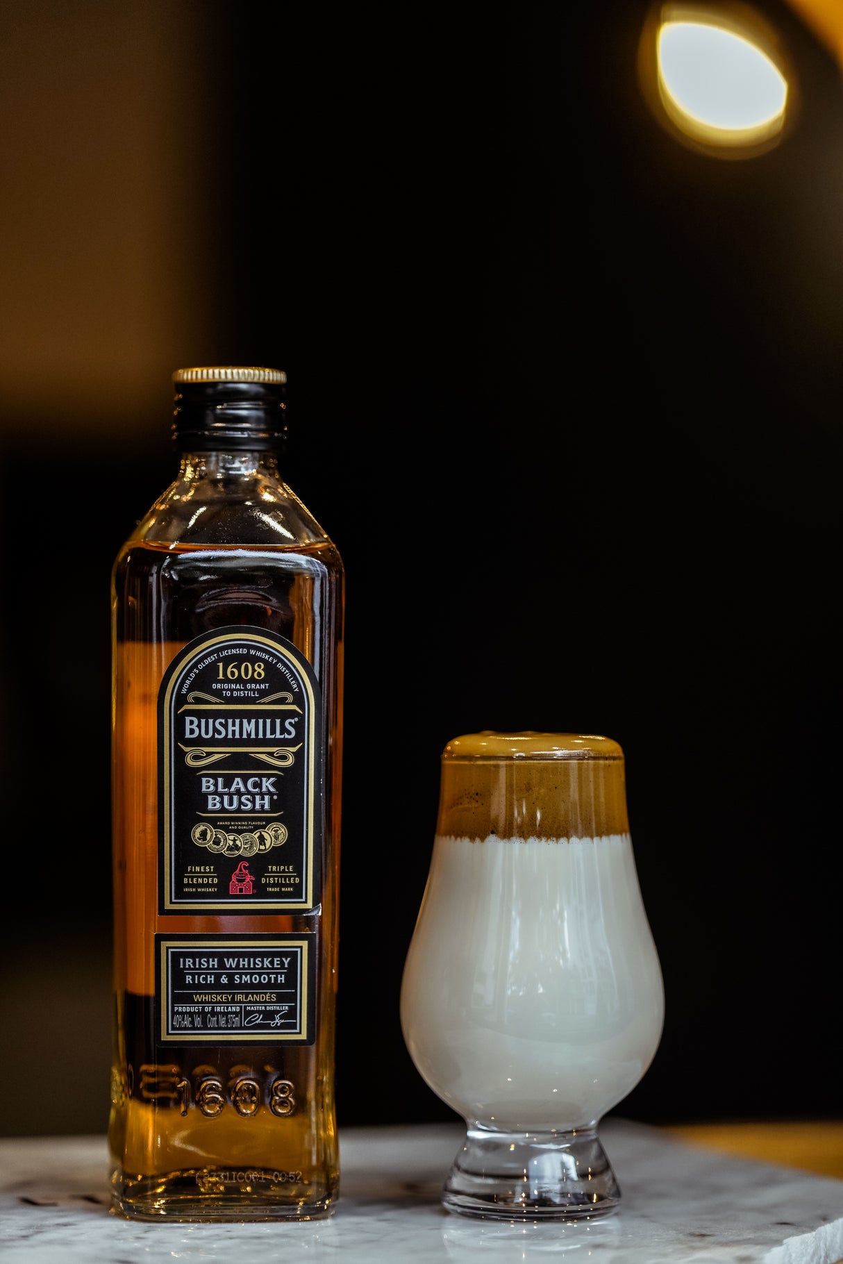 Almanegra/Bushmills Inverted Irish Dalgona Coffee