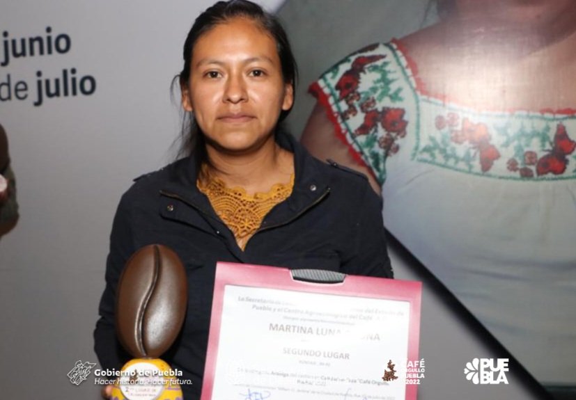 Puebla Martina Luna Premio Orgullo Puebla 2do lugar.