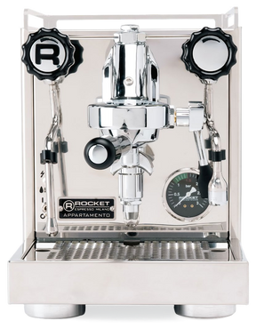 Rocket Espresso Appartamento 2.0 — Appartamento 2.0 (version estandar, cuerpo acero; barandal negro)