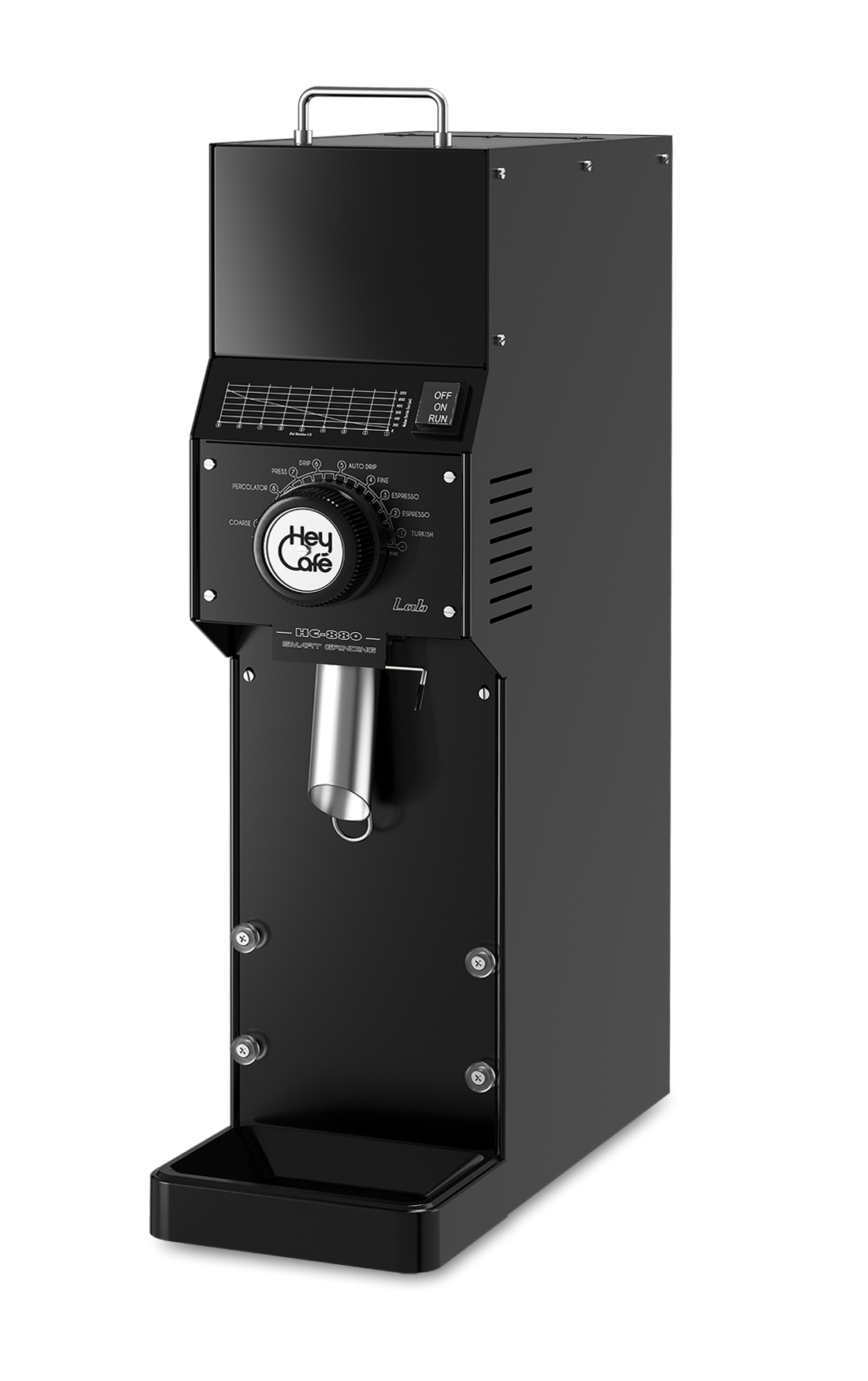 Molino HEY CAFE HC-880 Lab — Negro