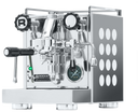 Rocket Espresso Appartamento — Inox (cuerpo acero, circulos blancos)