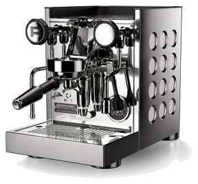 Rocket Espresso Appartamento TCA — White (cuerpo acero, circulos blancos)