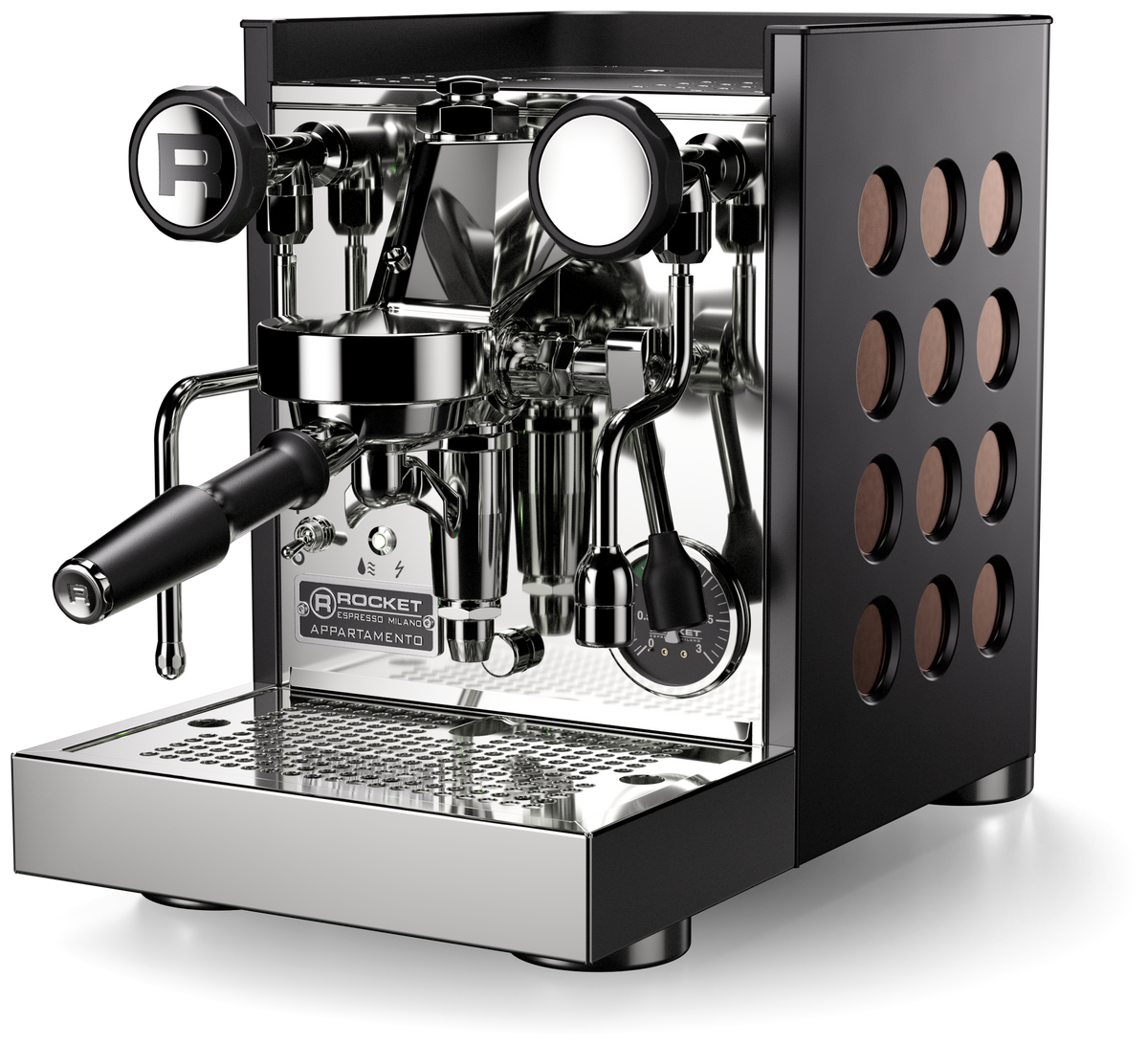 Rocket Espresso Appartamento TCA — Black & Copper