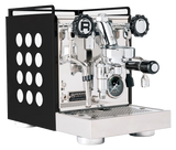 Rocket Espresso Appartamento 2.0 — Black & White (cuerpo negro, circulos blancos)