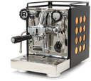 Rocket Espresso Appartamento — Black & Copper (Serie Nera, cuerpo negro con circulos cobre)