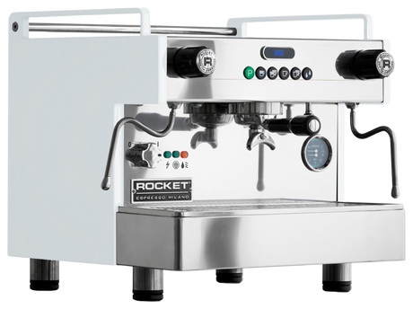 Rocket Espresso Boxer — BOXER 1 grupo - White (paneles blancos, con shot timer)