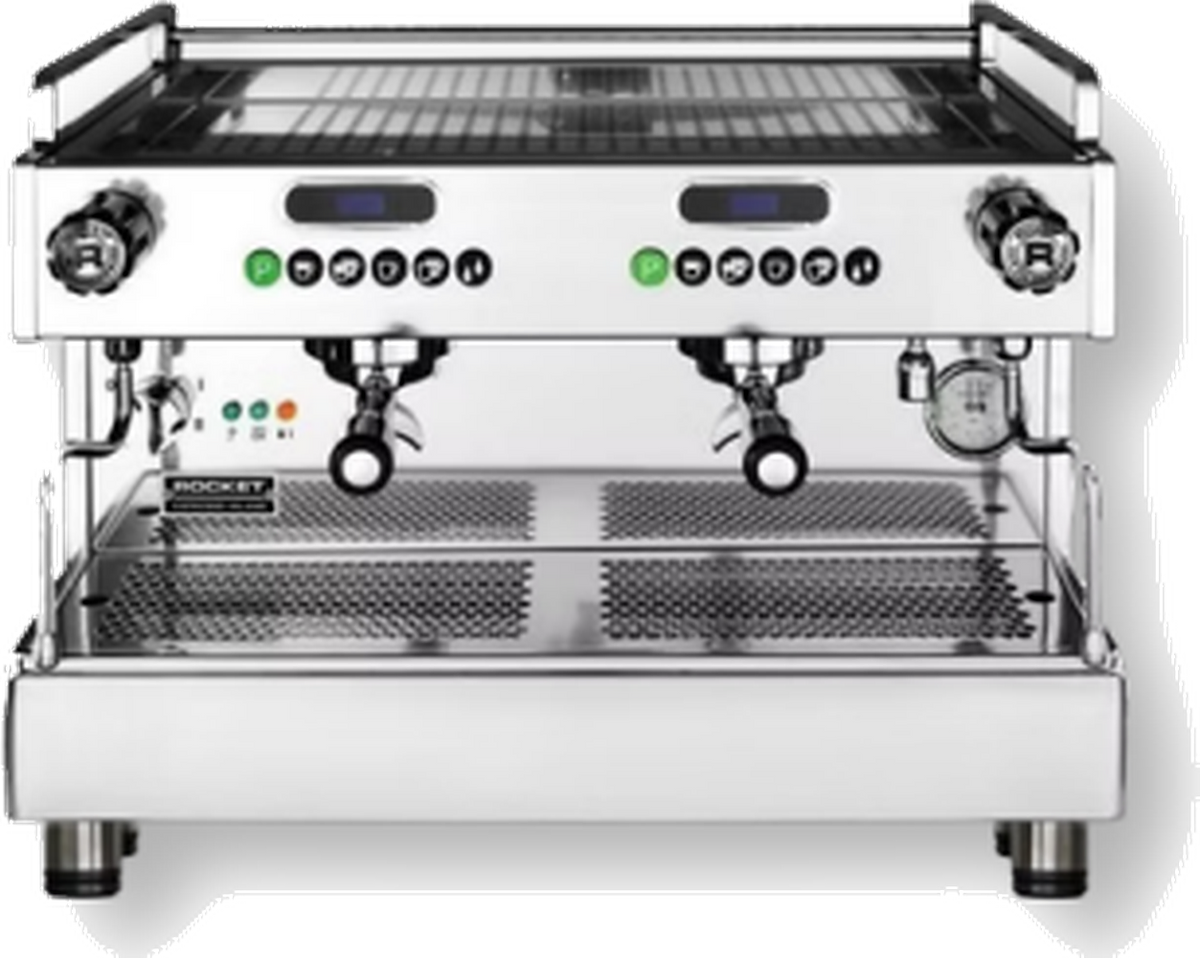 Rocket Espresso Boxer — Boxer 2 grupos Inox/White 110V