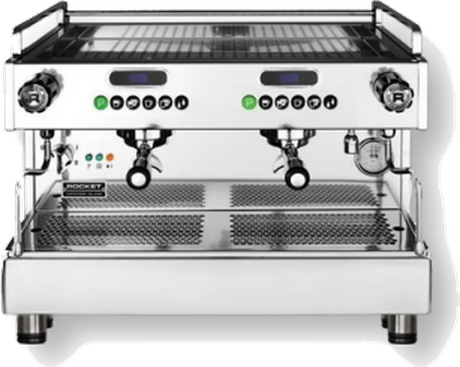 Rocket Espresso Boxer — Boxer 2 grupos Inox/White 110V
