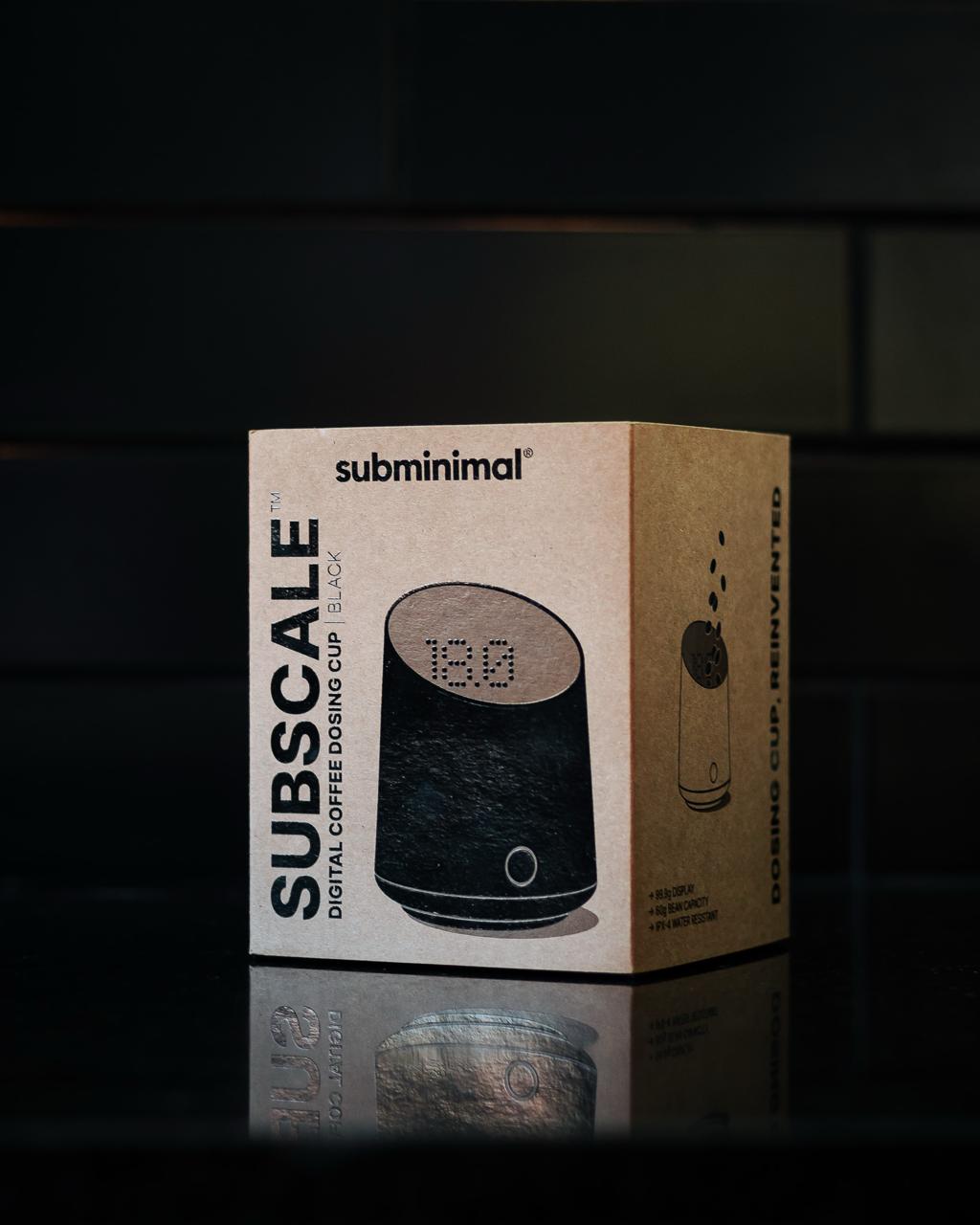 Subminimal Subscale: Vaso Dosificador Digital para Café