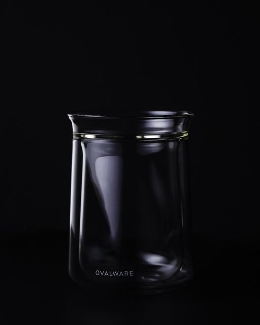 Ovalware - Double wall tasting glass cup x 2