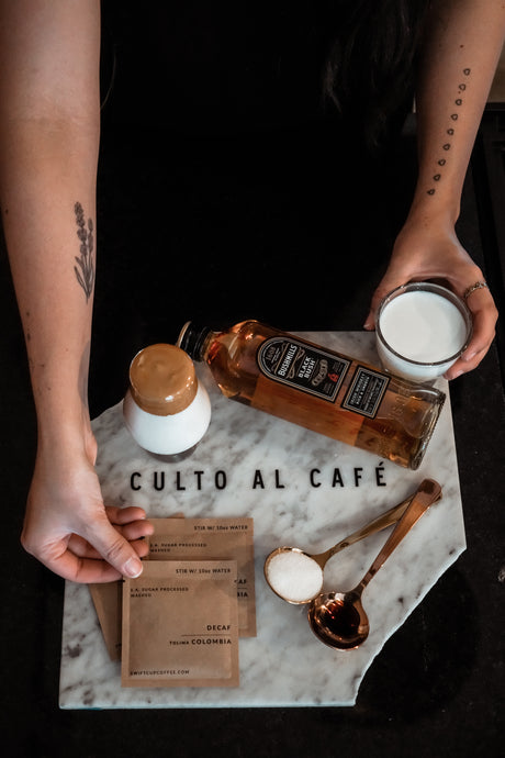 Almanegra/Bushmills Inverted Irish Dalgona Coffee