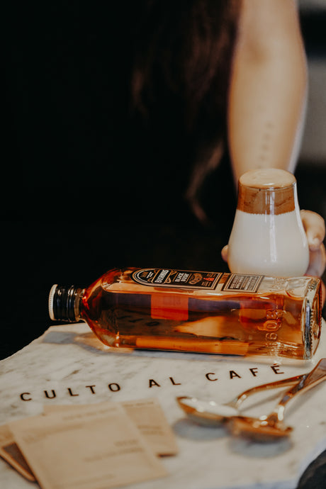 Almanegra/Bushmills Inverted Irish Dalgona Coffee