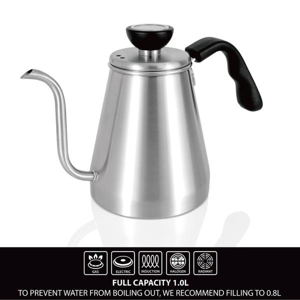 Ovalware - Pour Over Kettle con termómetro integrado